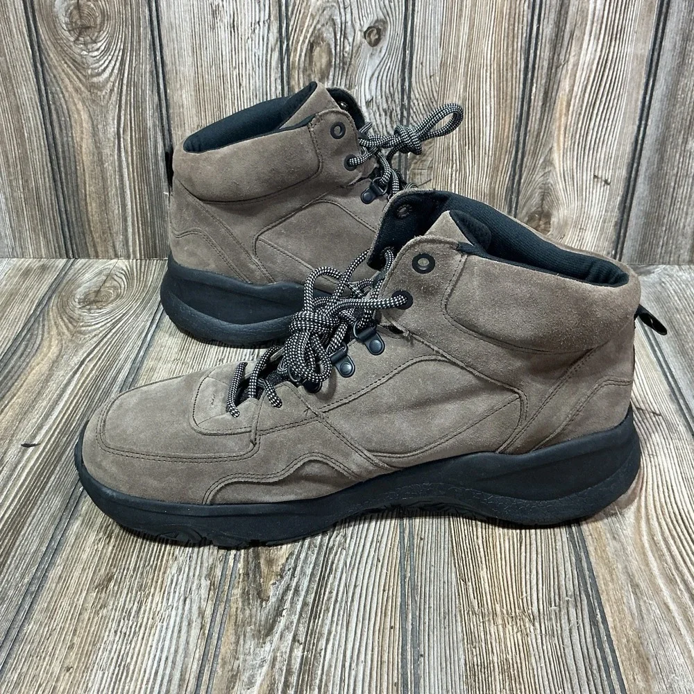 SAS Hi Country-Y Hiking Leather Water Resistant Boot Brown Lace Up Mens 13.5 W
